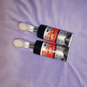 2x Yes to Tomatoes Clear Skin Detoxifying Charcoal Foaming Cleanser 3.8 oz